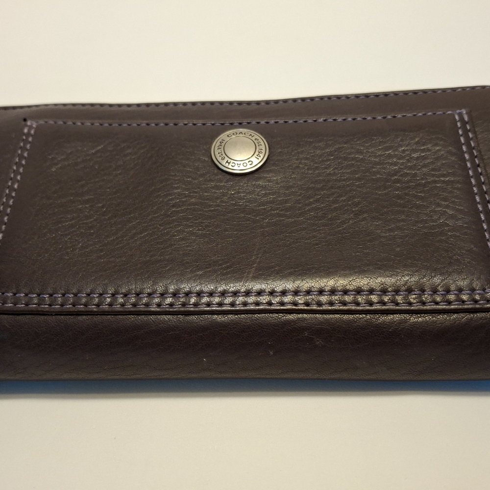 Coach Brown Leather WALLET with Classic Design